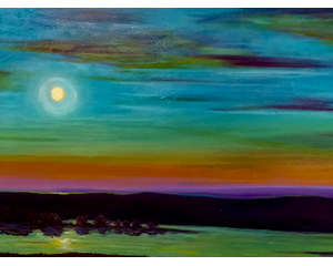 "This Place Called Earth" Original Chris Wakefield Oil On Canvas Painting